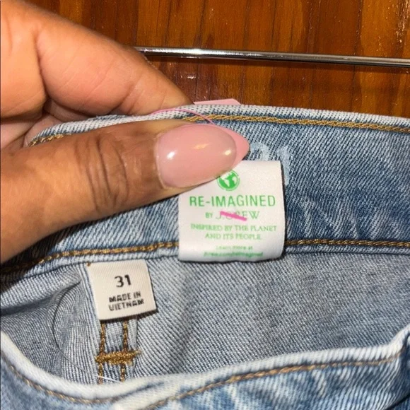 J. Crew Blue Ankle Cropped Jeans - Picture 2 of 6